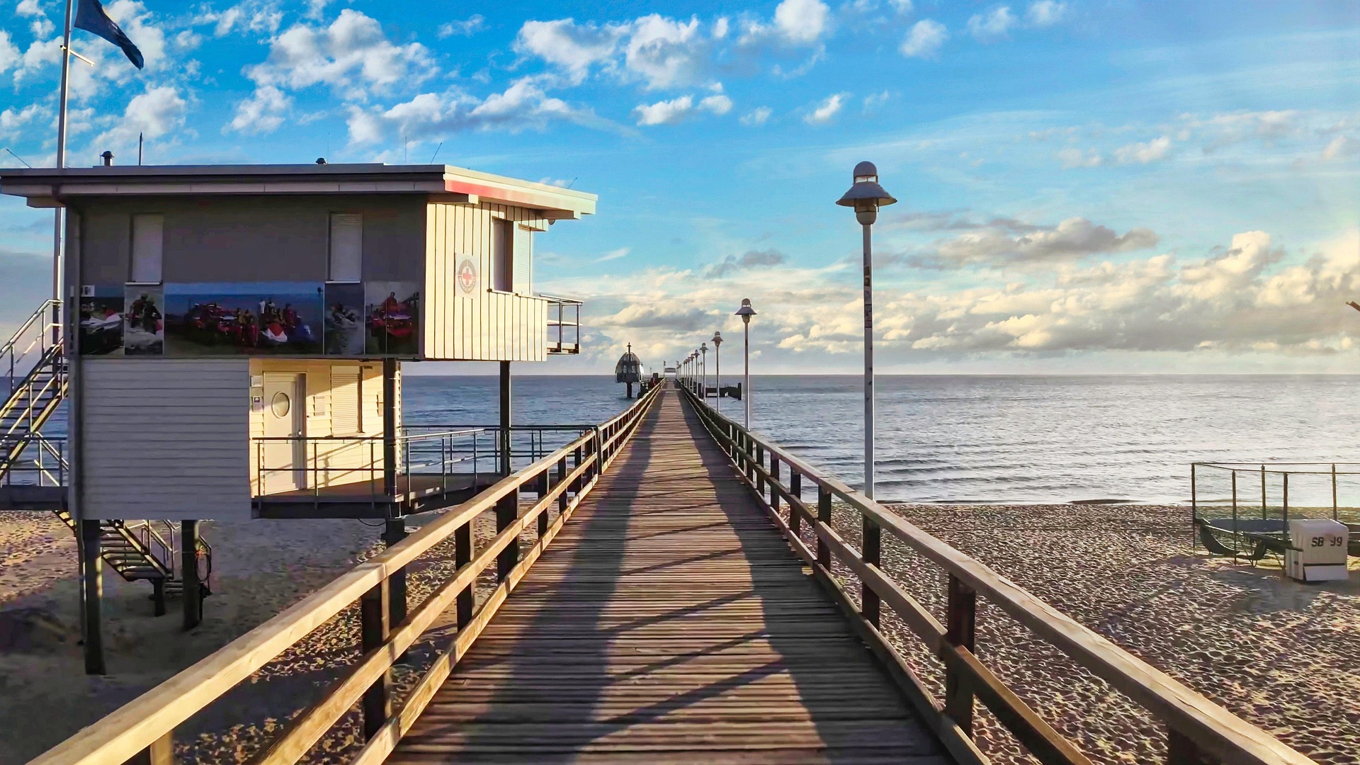 Strand brücke